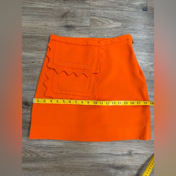 Victoria Beckham Orange  Skirt Sz XS- S - Picture 7 of 8